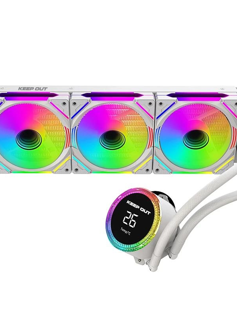 Keep out Refrig. Liquida XWC-360 PRO Display White 1