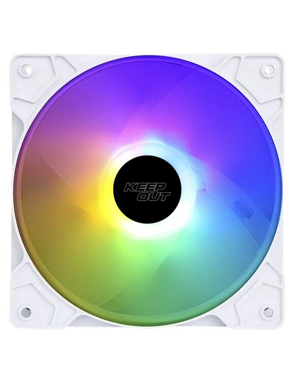 Keep Out Ventilador Caja XFC-120FW White 1