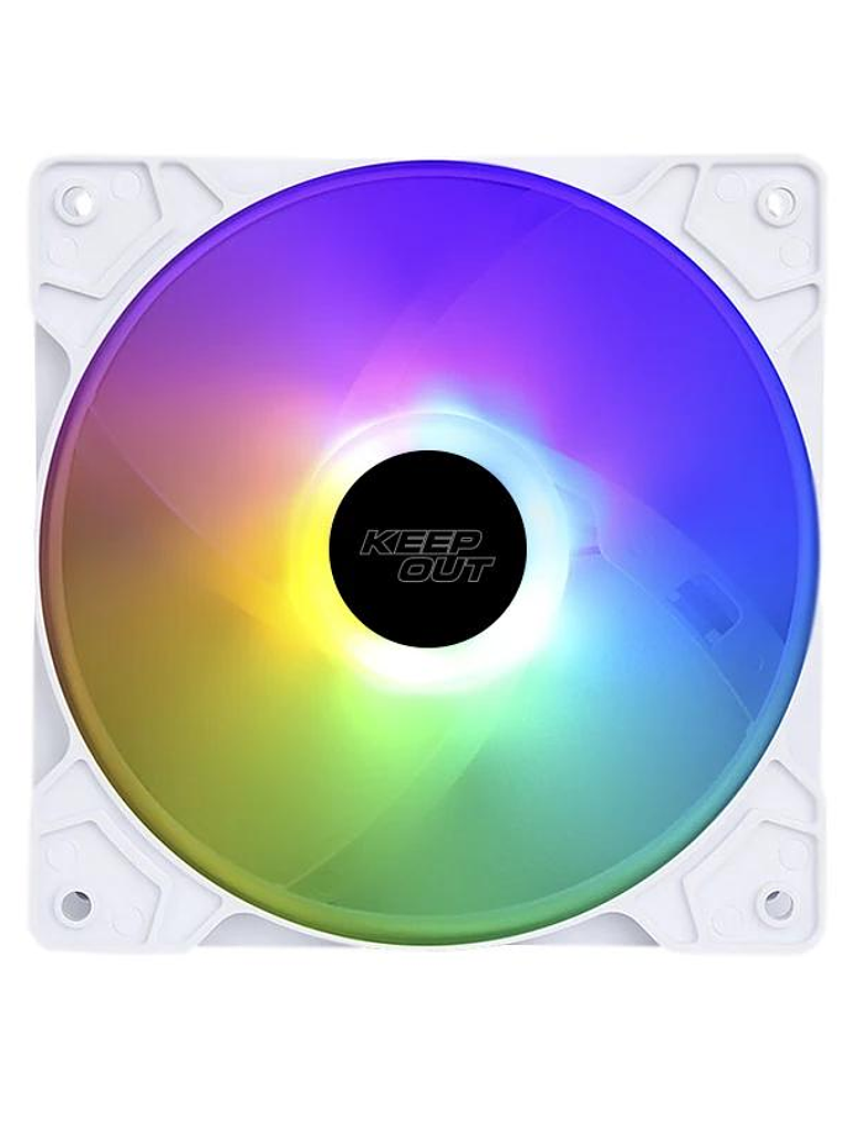 Keep Out Ventilador Caja XFC-120FW White 2