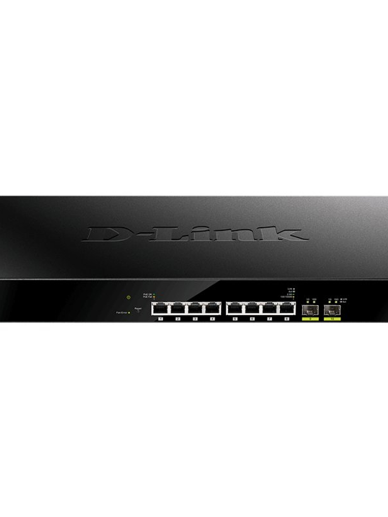 D-Link DMS-1100-10TP Switch 8x2.5GbE PoE 2xSFP+ 1