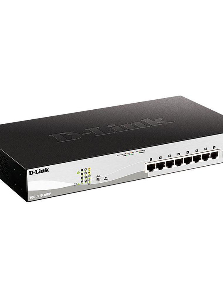 D-Link DGS-1210-10MP/E Switch 10Gb PoE+ 2xSFP 130W 2