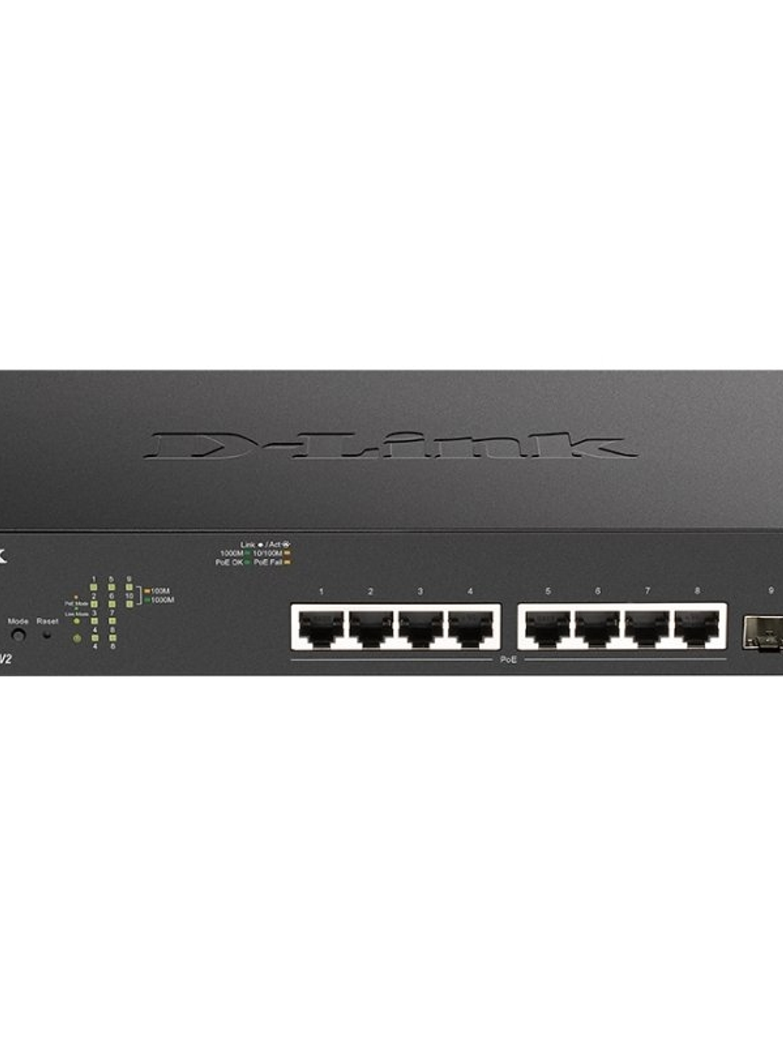 D-Link DGS-1100-10MPV2/E Switch 8xGb PoE+ 2xSFP 1
