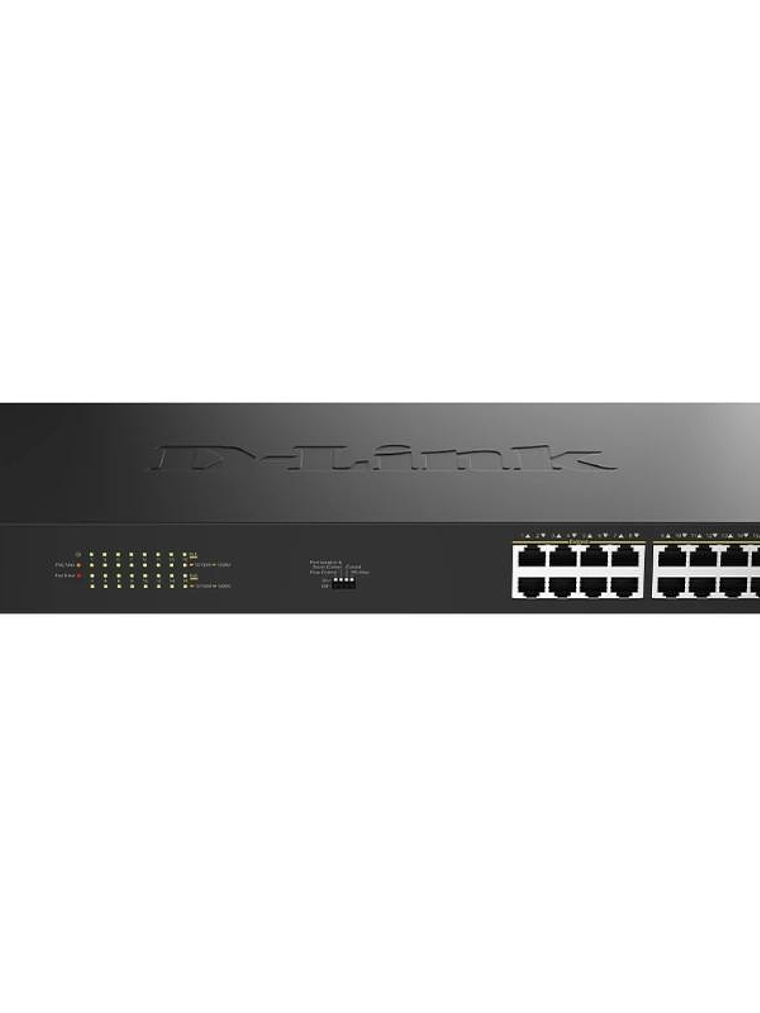 D-Link DGS-1018P/E Switch 16xGbE PoE+ 2xSFP 1