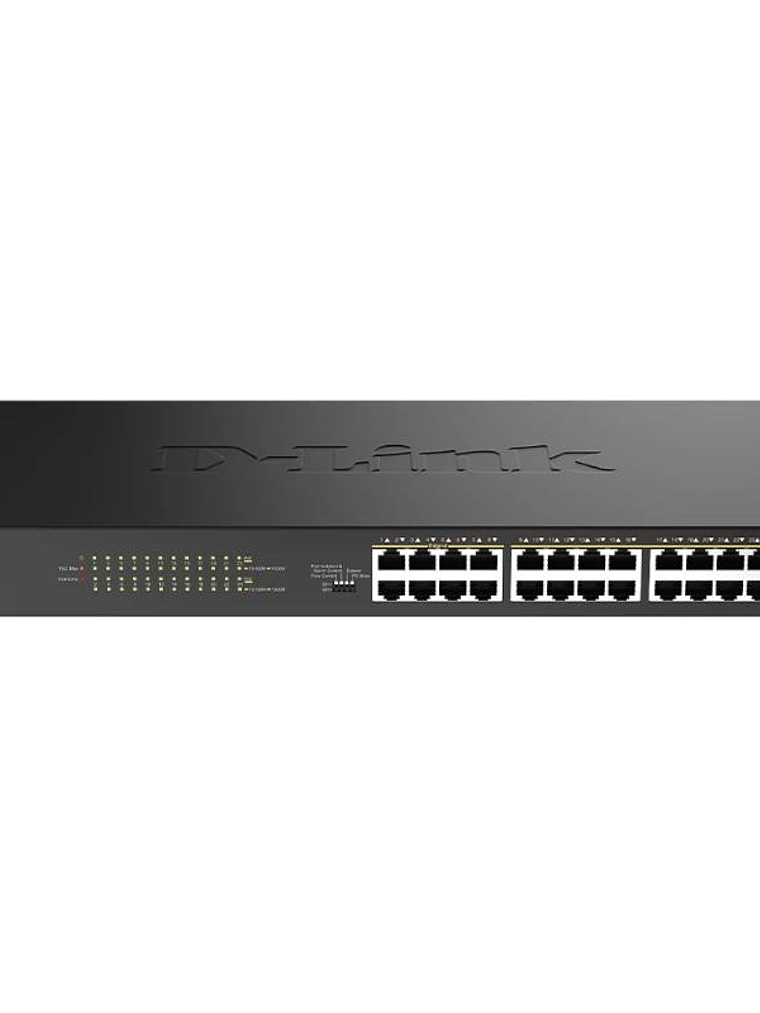 D-Link DGS-1026P/E Switch 24xGbE PoE+ 2xSFP 1