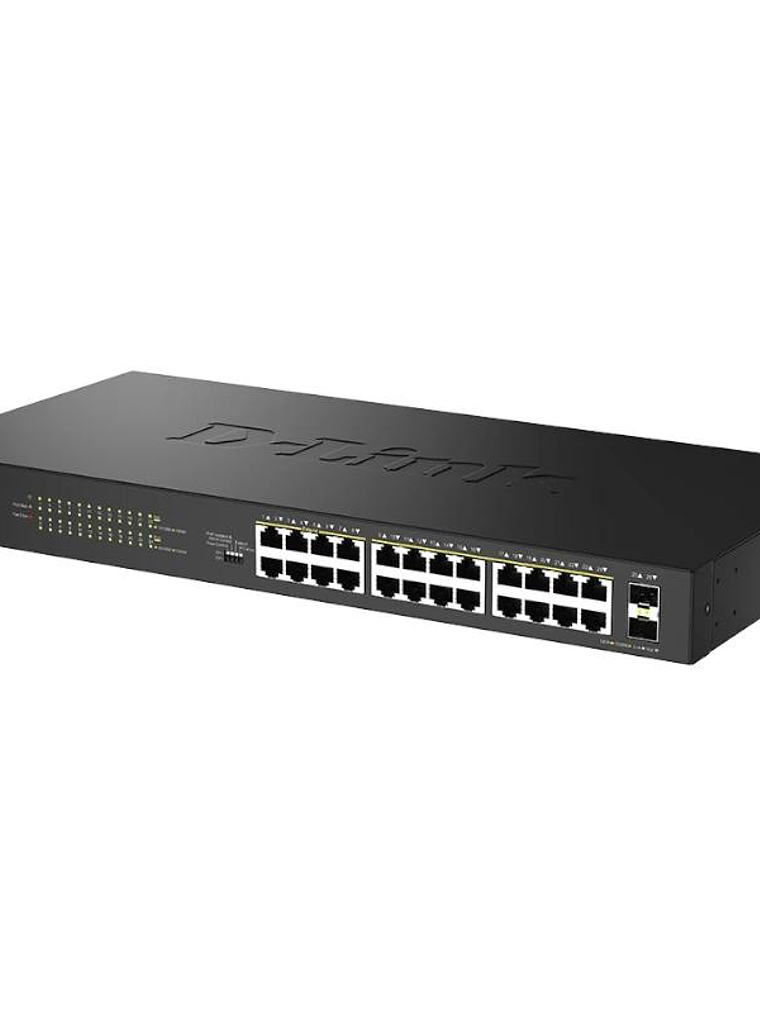 D-Link DGS-1026P/E Switch 24xGbE PoE+ 2xSFP 3
