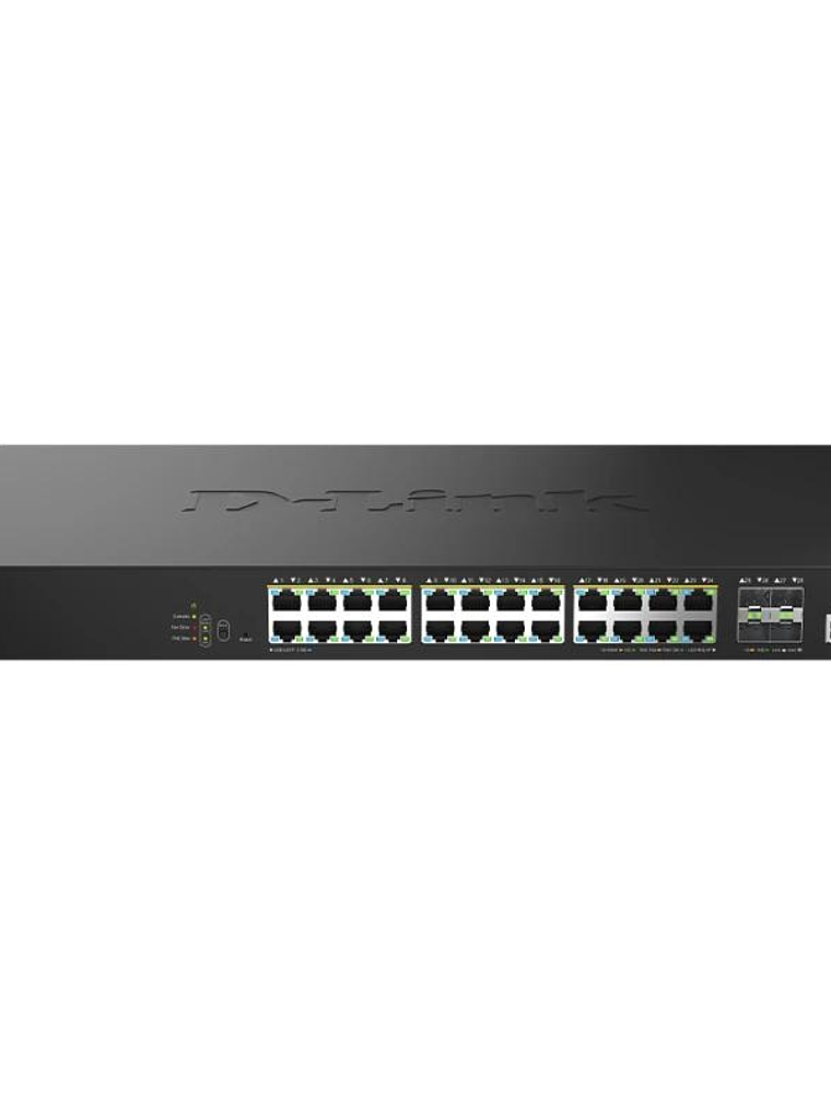 D-Link DMS-1250-28P/E Switch 24mG PoE 4x10 SFP+ 1