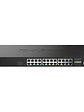 D-Link DMS-1250-28P/E Switch 24mG PoE 4x10 SFP+ - Miniatura 1