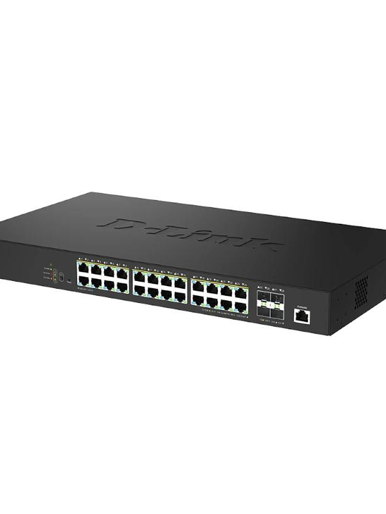 D-Link DMS-1250-28P/E Switch 24mG PoE 4x10 SFP+ 3