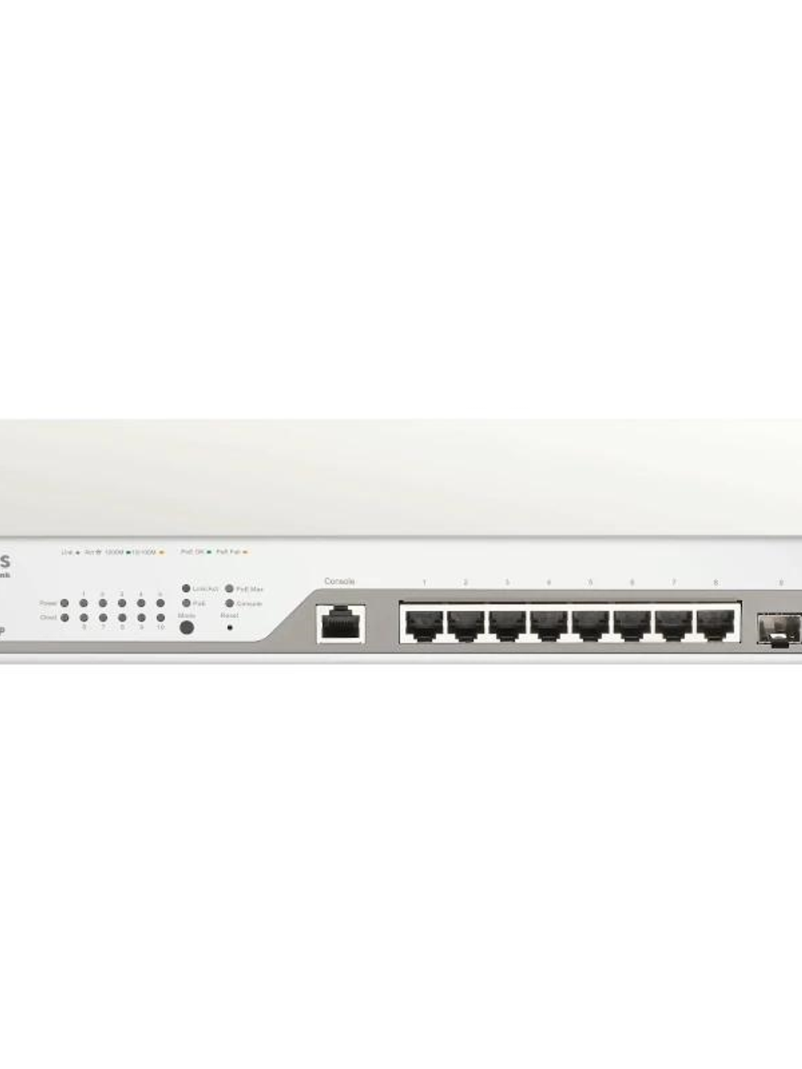 D-Link DBS-2000-10MP/E 10xGb PoE+ Switch 2xSFP 1Y 1