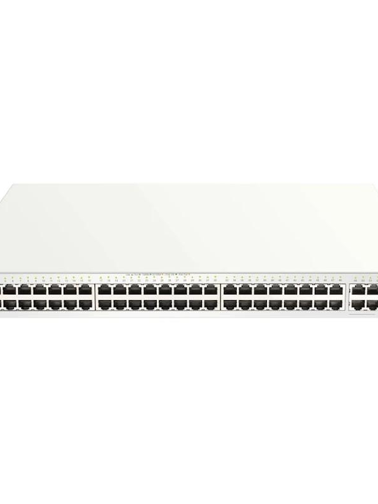 D-Link DBS-2000-52MP/E 52xGb PoE+ Switch 4xC 370W 1