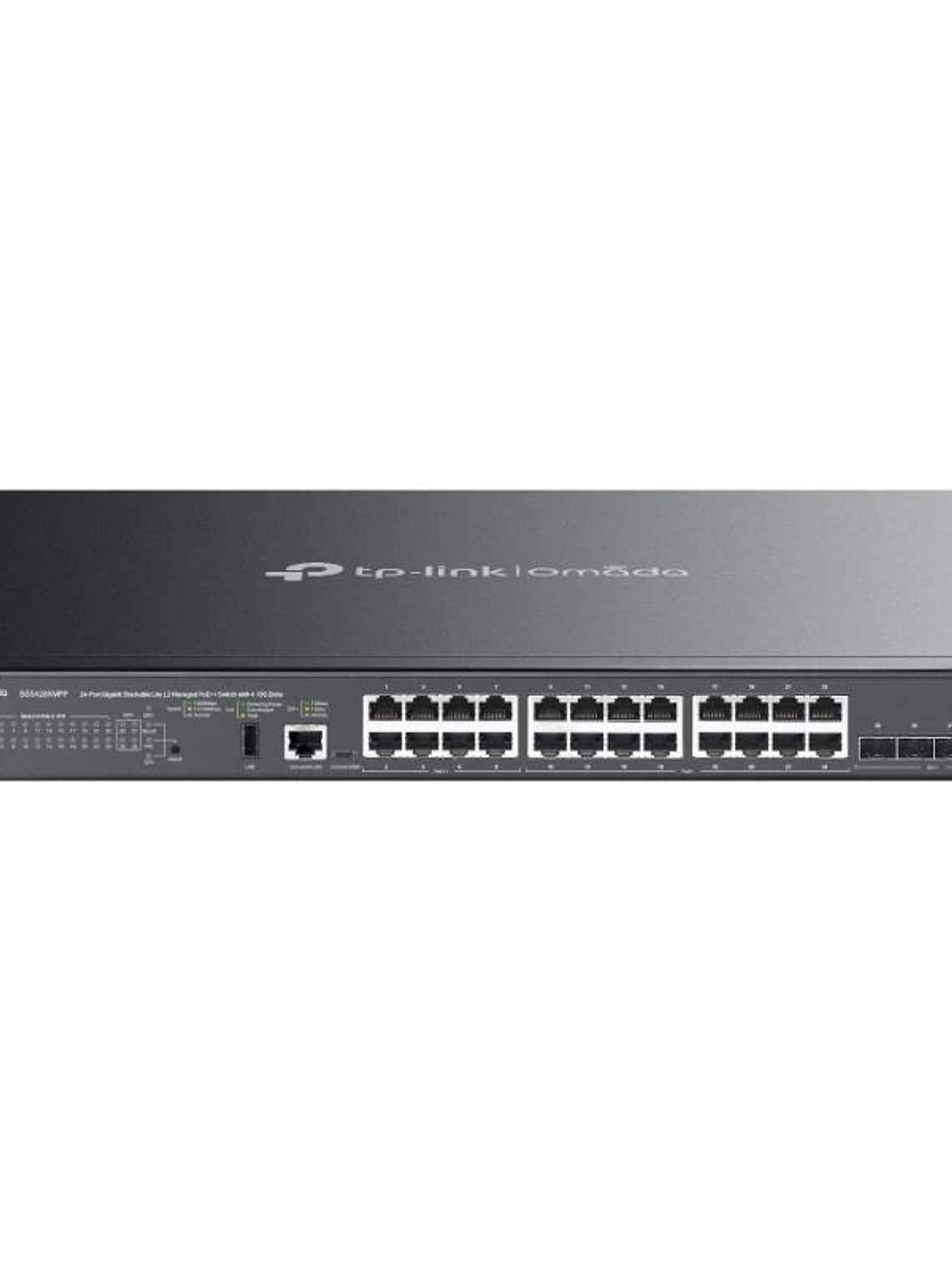 TP-Link SG5428XMPP Switch L3 16xG PoE+ 8xG PoE++ 1