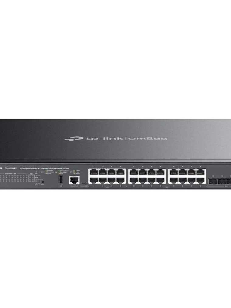 TP-Link SG5428XMPP Switch L3 16xG PoE+ 8xG PoE++ 1