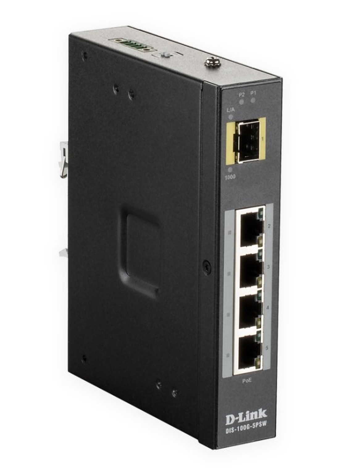 D-Link DIS-100G-5PSW Switch Industrial 4xGB 1xSFP 1