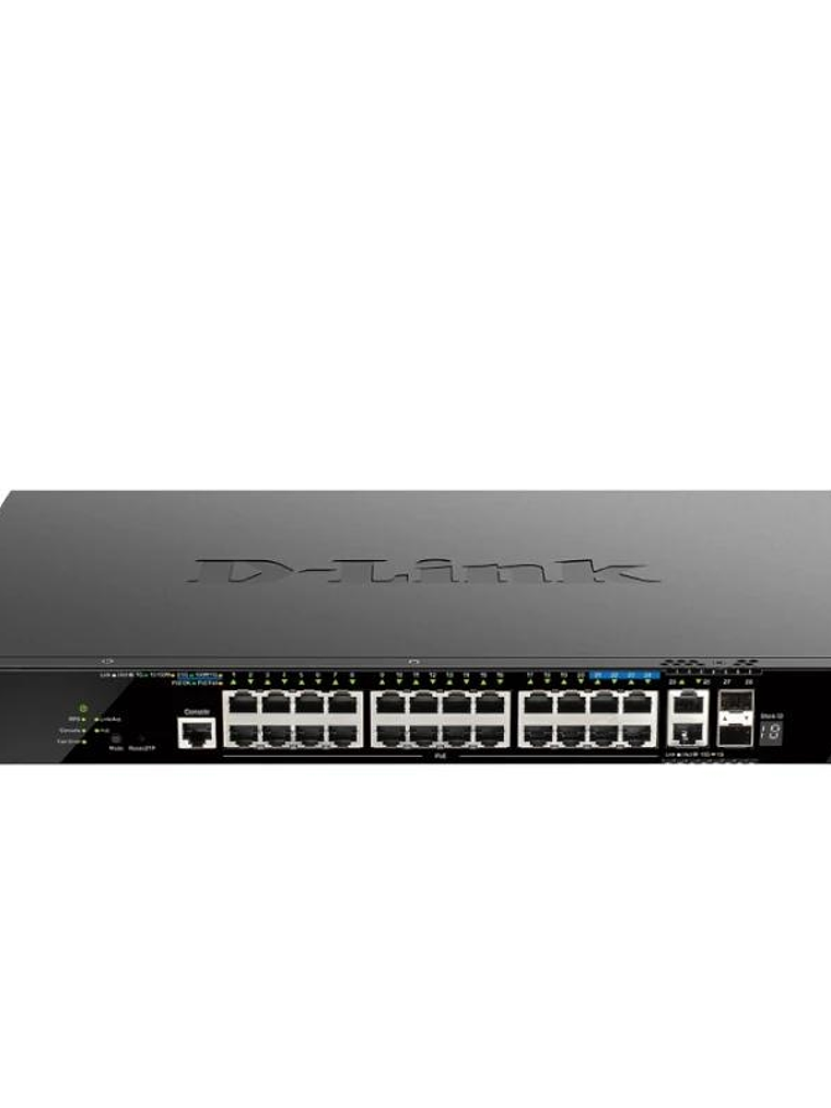 D-Link DGS-1520-28MP/E Switch 20xGbE PoE 2x10 SFP+ 1