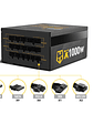NOX HUMMER Fuente alimentacion X1000W Mod. 80+Gold - Miniatura 2