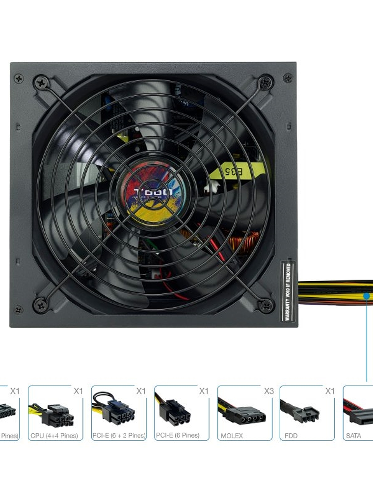 Tooq Fuente Alimentación TQAPOLO-700SP 700W 1