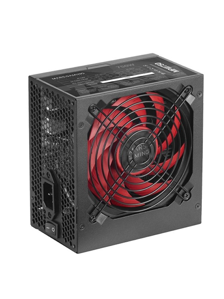 MARS GAMING Fuente Alimen. MPIII 750W, 85% Silent 1