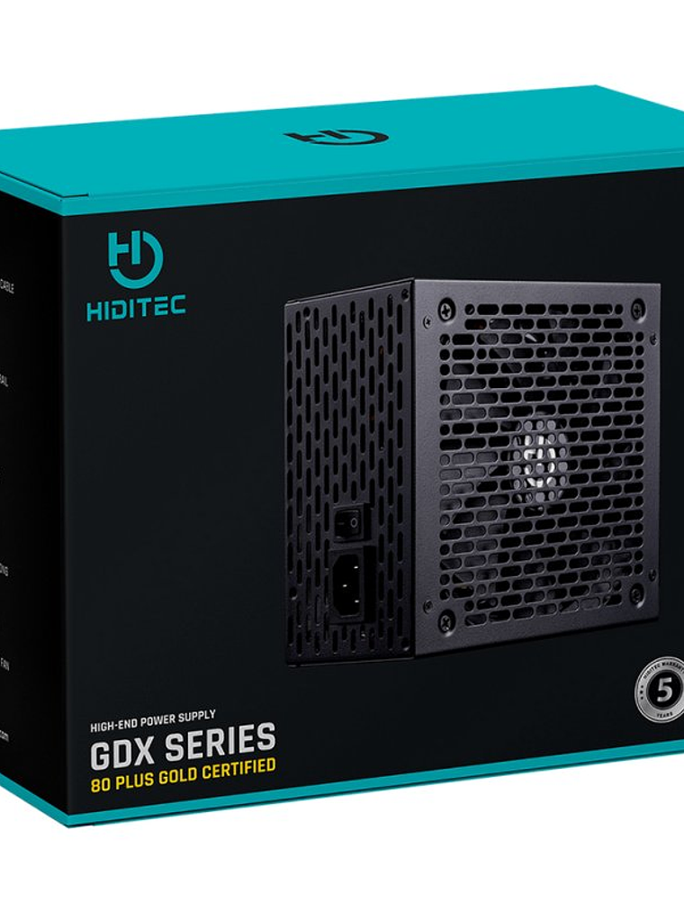 Hiditec Fuente Gaming GDX750 80PLUS Gold Certified 4