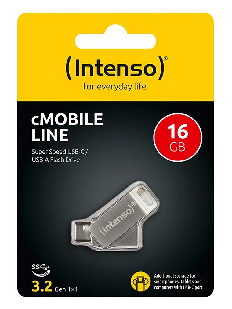 Intenso Lápiz USB cMobile USB 3.0 + TypeC 128GB 2