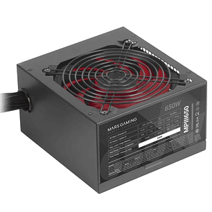 MARS GAMING Fuente Alimentacion MPIII 650W,Silent