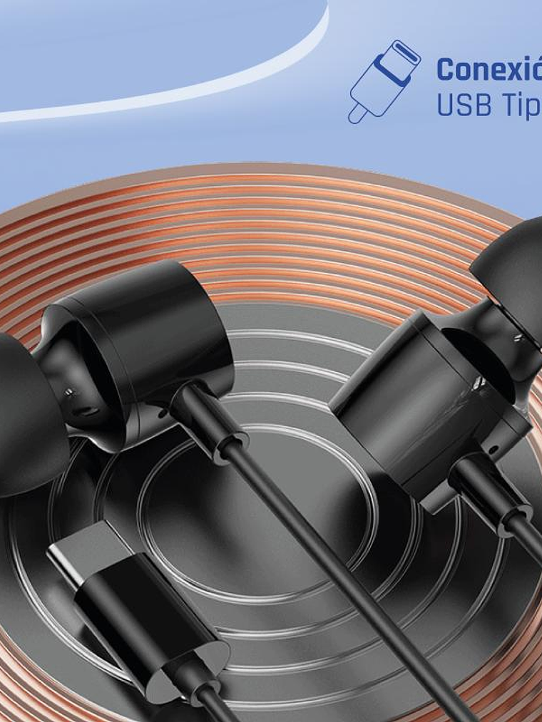 iggual Auriculares tipo C intrauditivos con micro 2