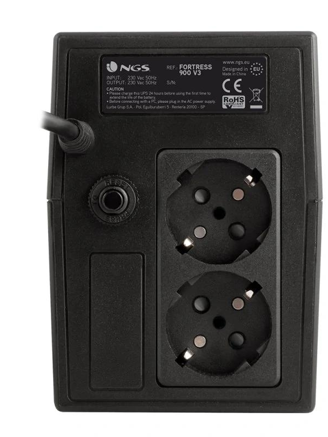 NGS Sai FORTRESS 900V3, UPS 360W - AVR 2 SHUCKO 4