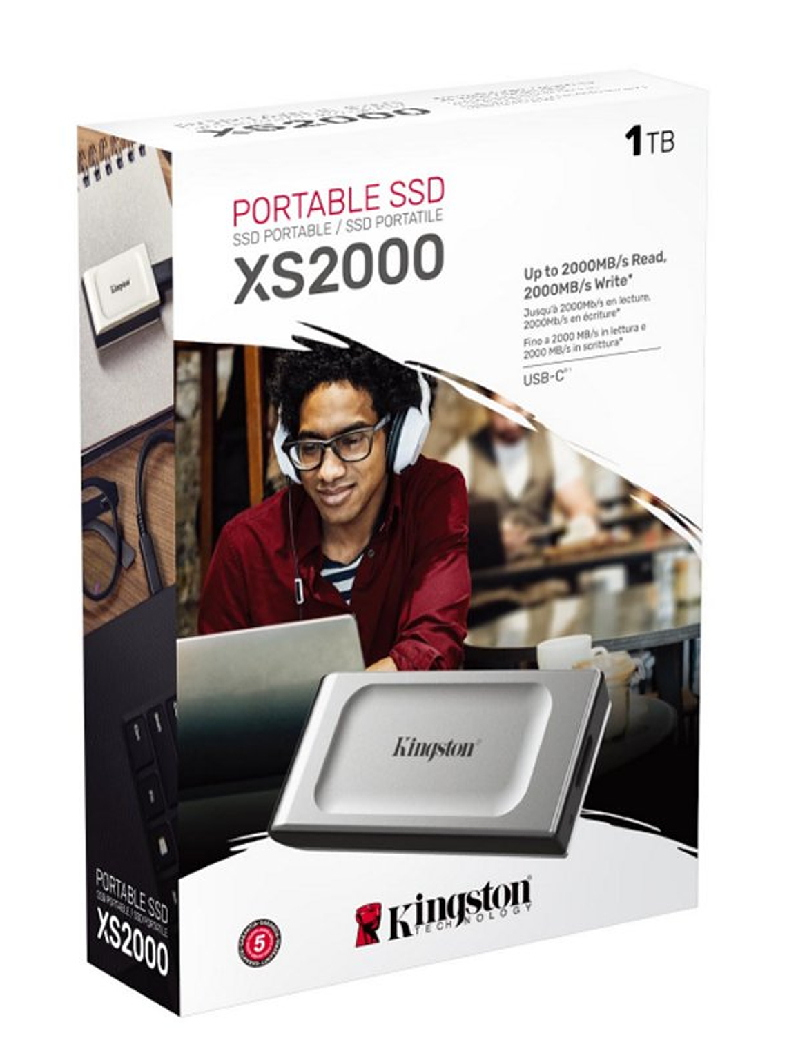 Kingston XS2000 Portable SSD 1Tb USB 3.2 tipo-C 2