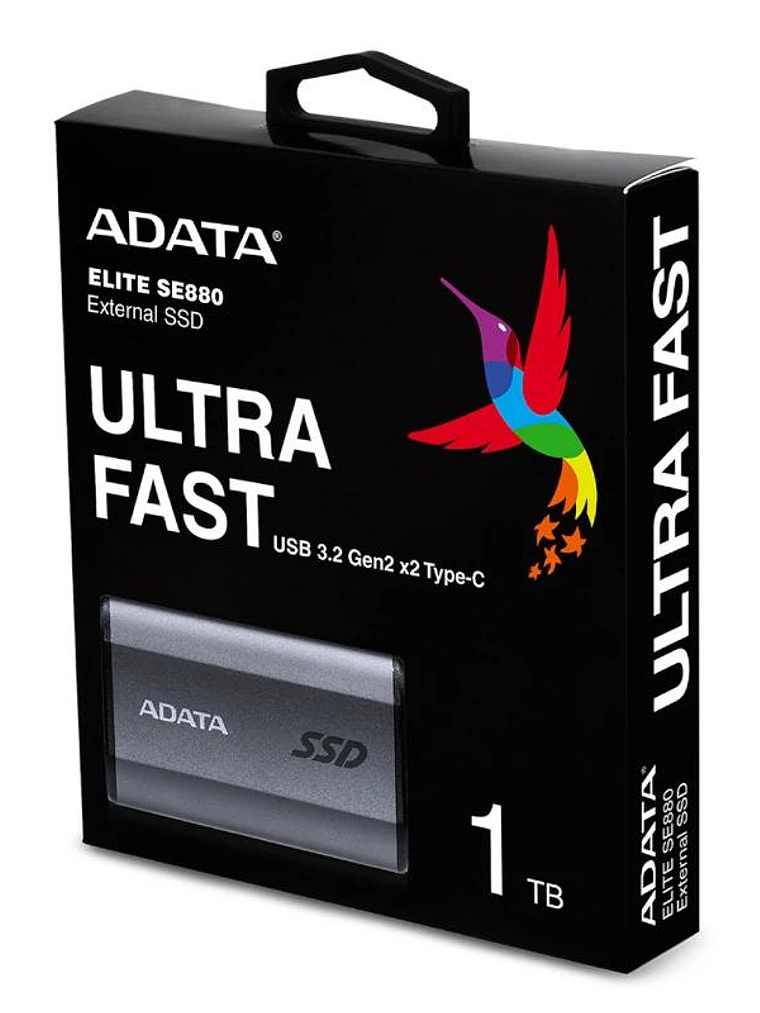 ADATA Elite SE880 SSD Externo 1TB USB 3.2 Gray 4