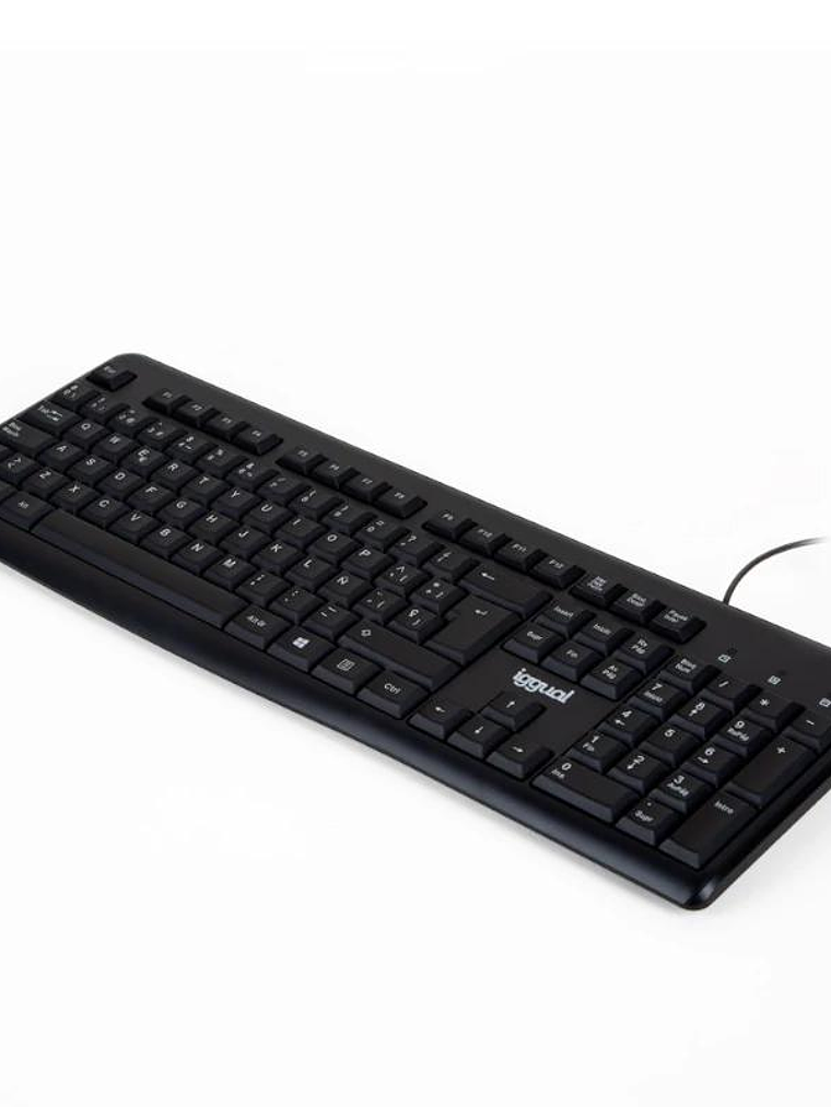 iggual Teclado estándar CK-BASIC2-105T negro 2
