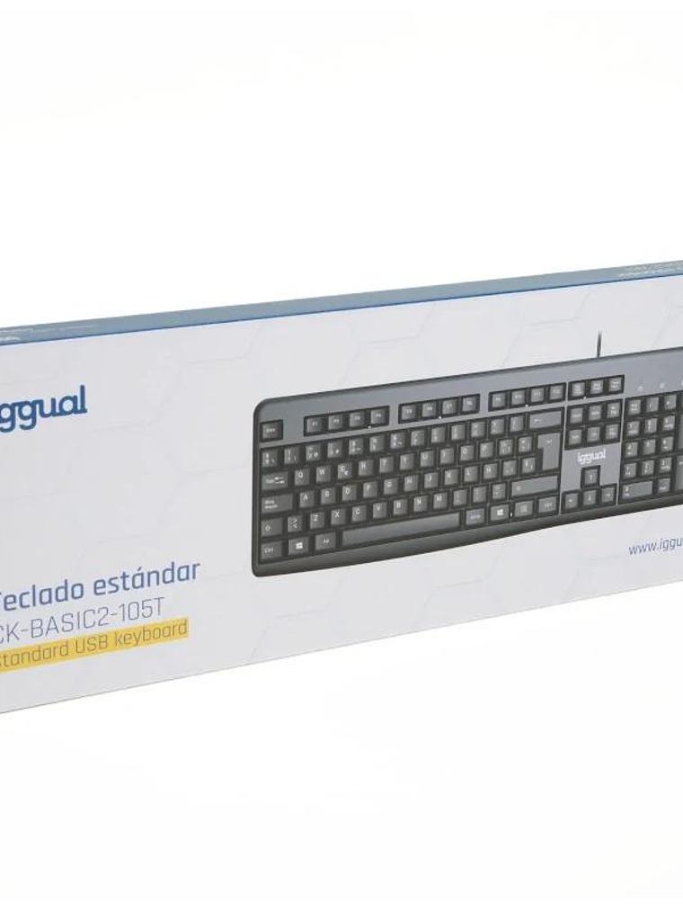 iggual Teclado estándar CK-BASIC2-105T negro 4
