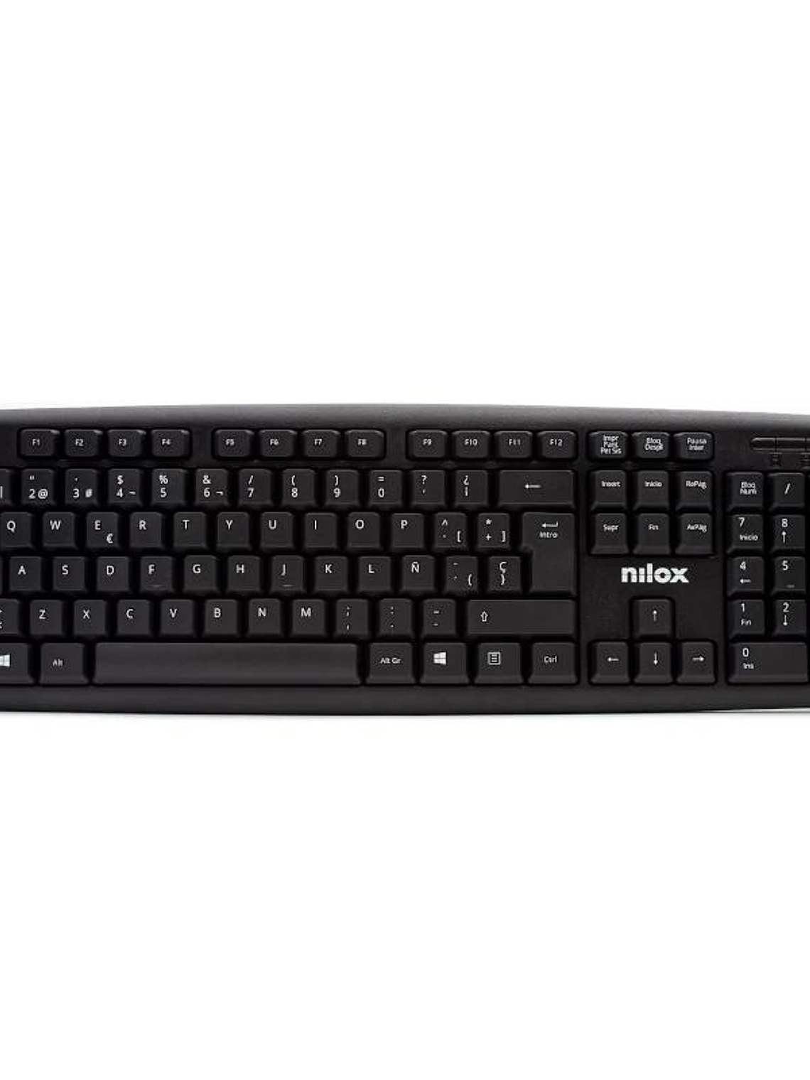 Nilox Teclado Compacto NXKBE000002 Usb Negro 1