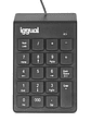 iggual Teclado numérico USB CK-NUM-19T negro - Miniatura 1