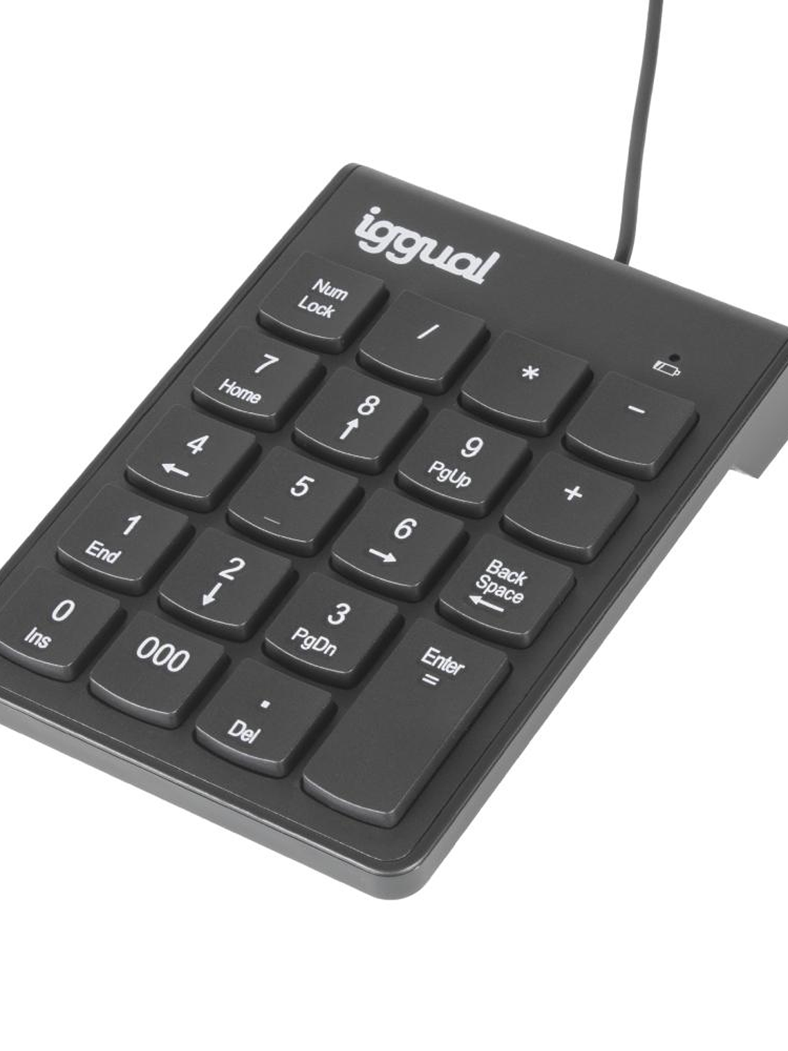iggual Teclado numérico USB CK-NUM-19T negro 3