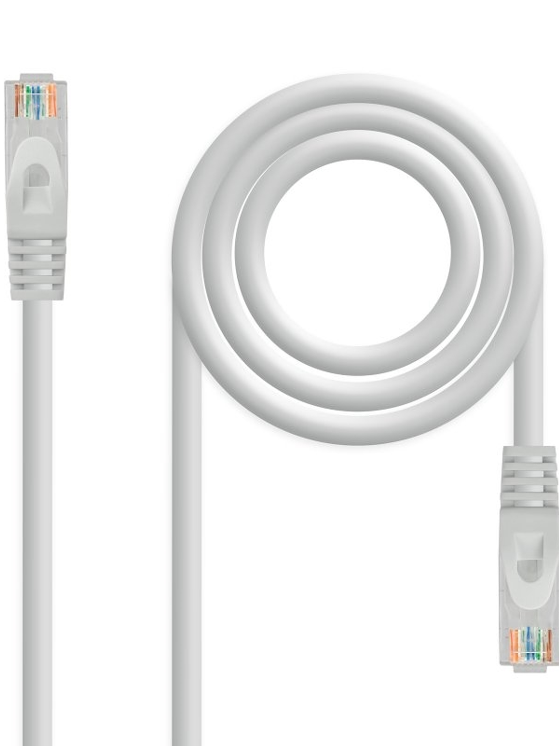 Nanocable Latiguillo Cat. 6A LSZH/UTP 1,5 M Gris 1