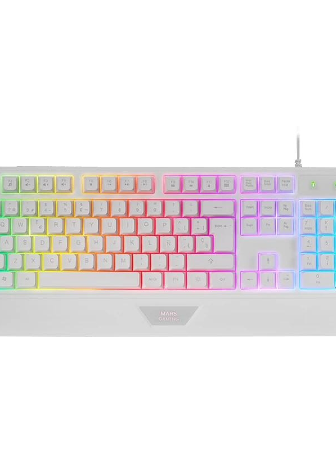 Mars Gaming Teclado MK124 Blanco 1