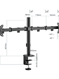 iggual SPM02 Soporte pinza 2 monitores 17