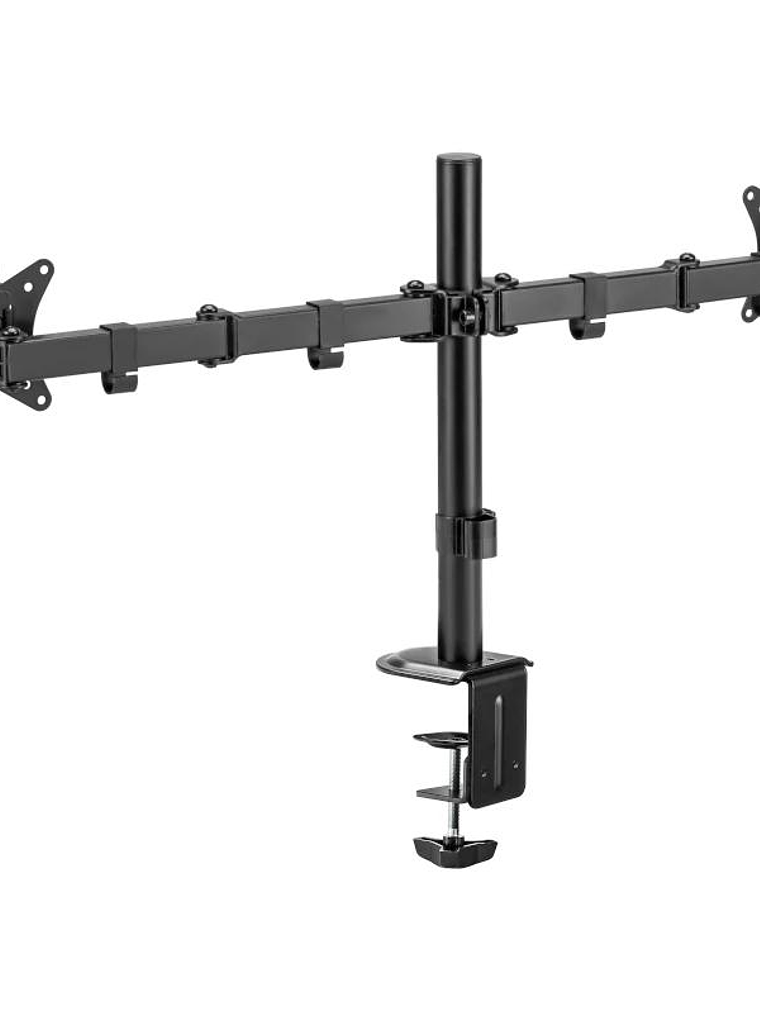 iggual SPM02 Soporte pinza 2 monitores 17