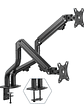 iggual SPMP02 Soporte pinza 2 monitores 17
