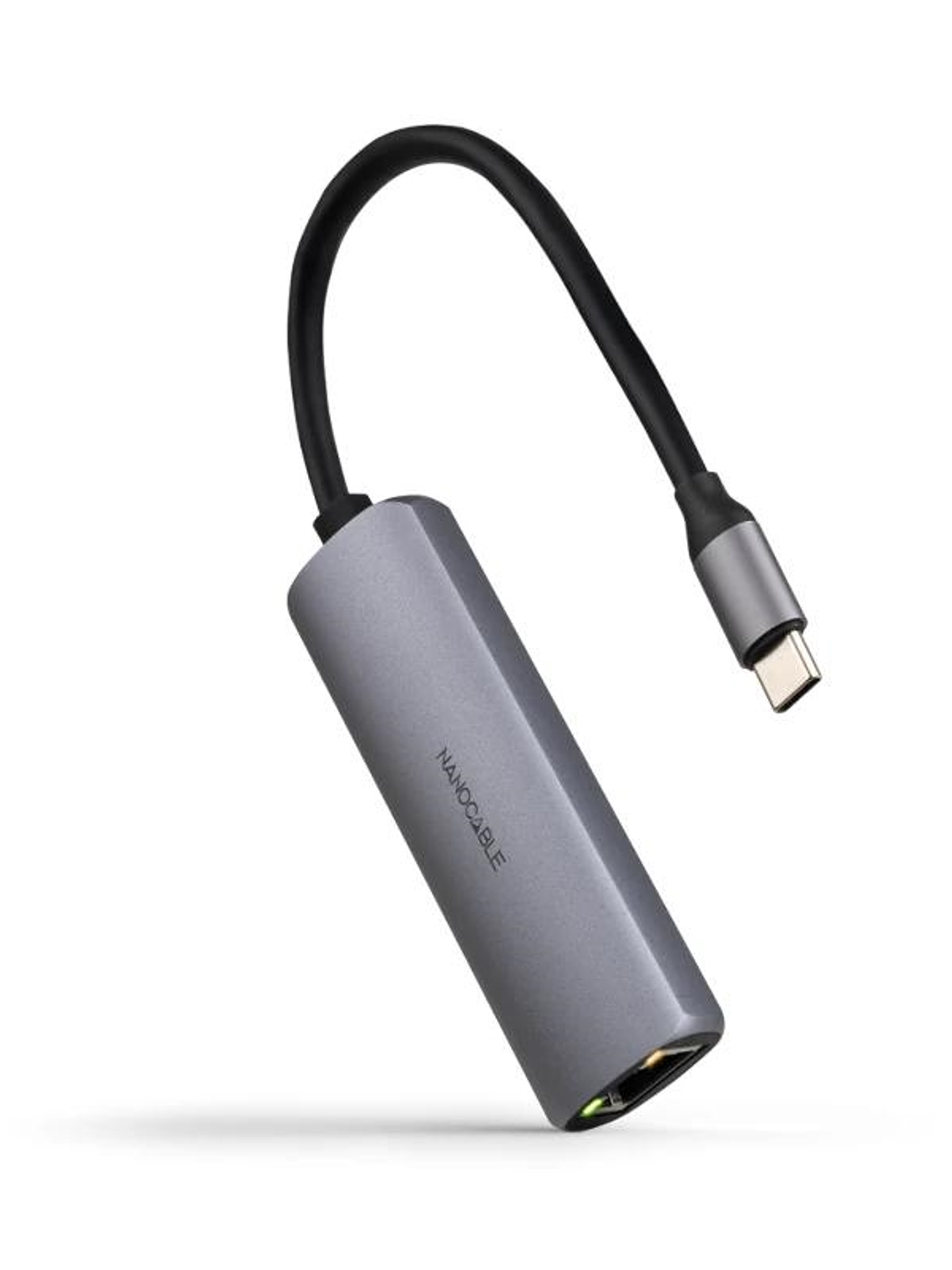 Nanocable Conversor USB-C Ethernet carga PD 1