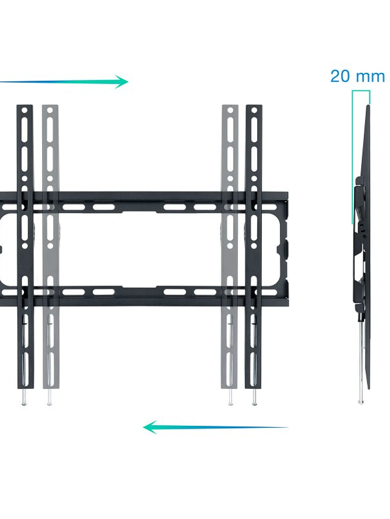 Tooq Soporte pared LP1070F-B pantallas 32