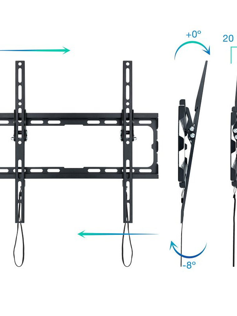 Tooq Soporte pared LP1071T-B incl pantallas 32-70