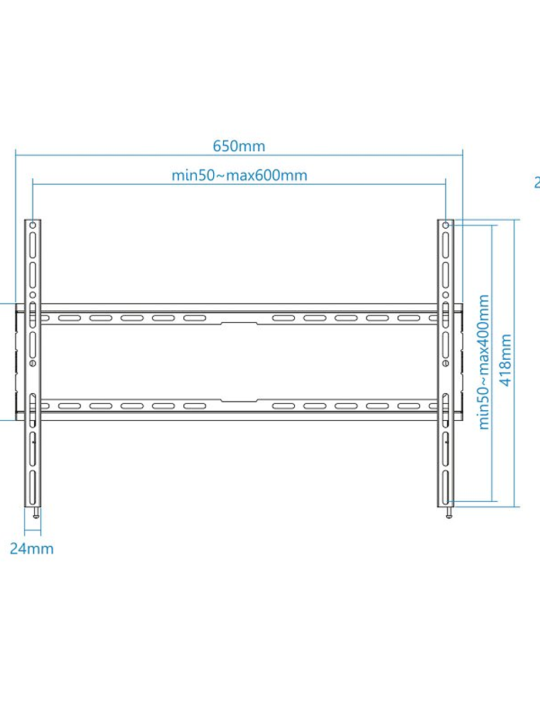 Tooq Soporte pared LP1080F-B pantallas 37