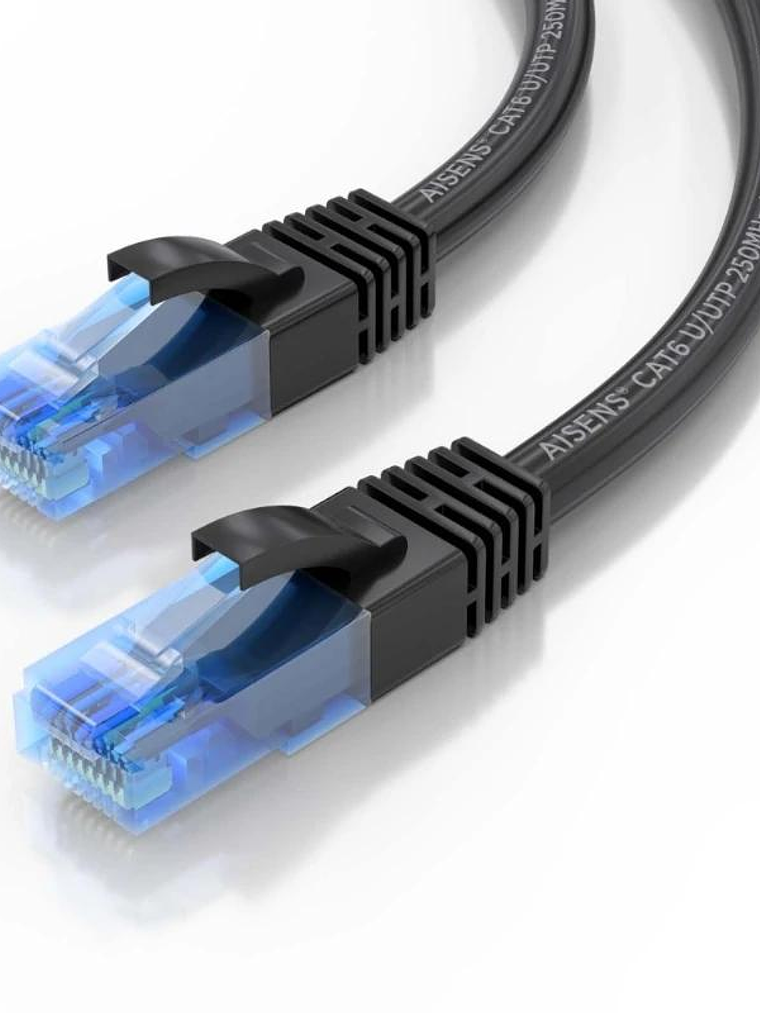 Aisens Cable RJ45 CAT.6 UTP AWG26 CCA Negro 3.0m 3
