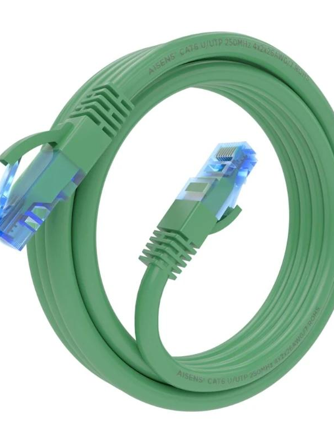 Aisens Cable RJ45 CAT.6 UTP AWG26 CCA Verde 2.0m 2