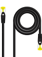 Nanocable Latiguillo LSZH Cat.6A SFTP 25cm Negro - Miniatura 1