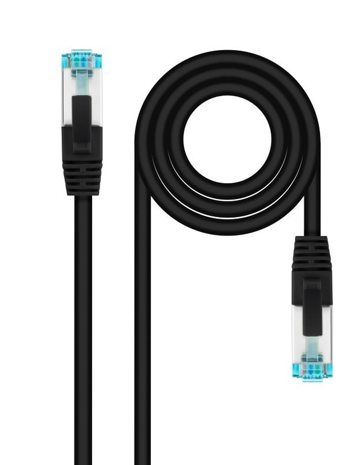 Nanocable Latiguillo Cat. 7 LSZH/SFTP 1M Negro 1