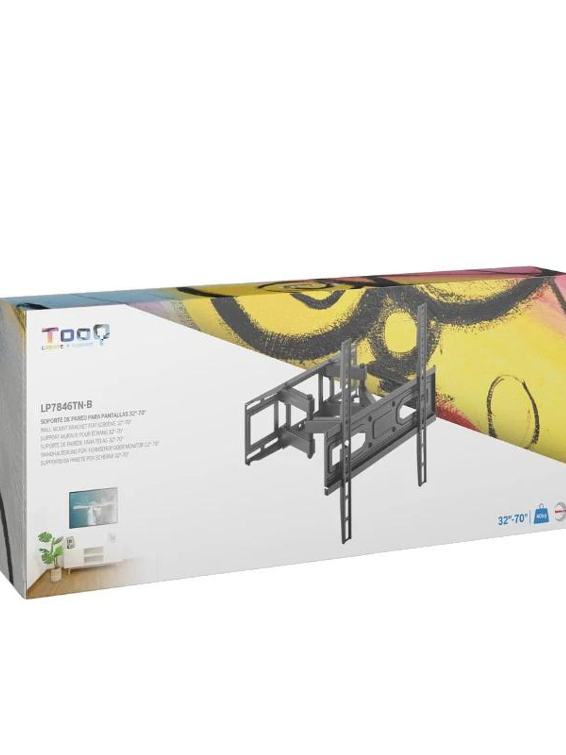 Tooq LP7846TN-B Soporte pared pantallas 32