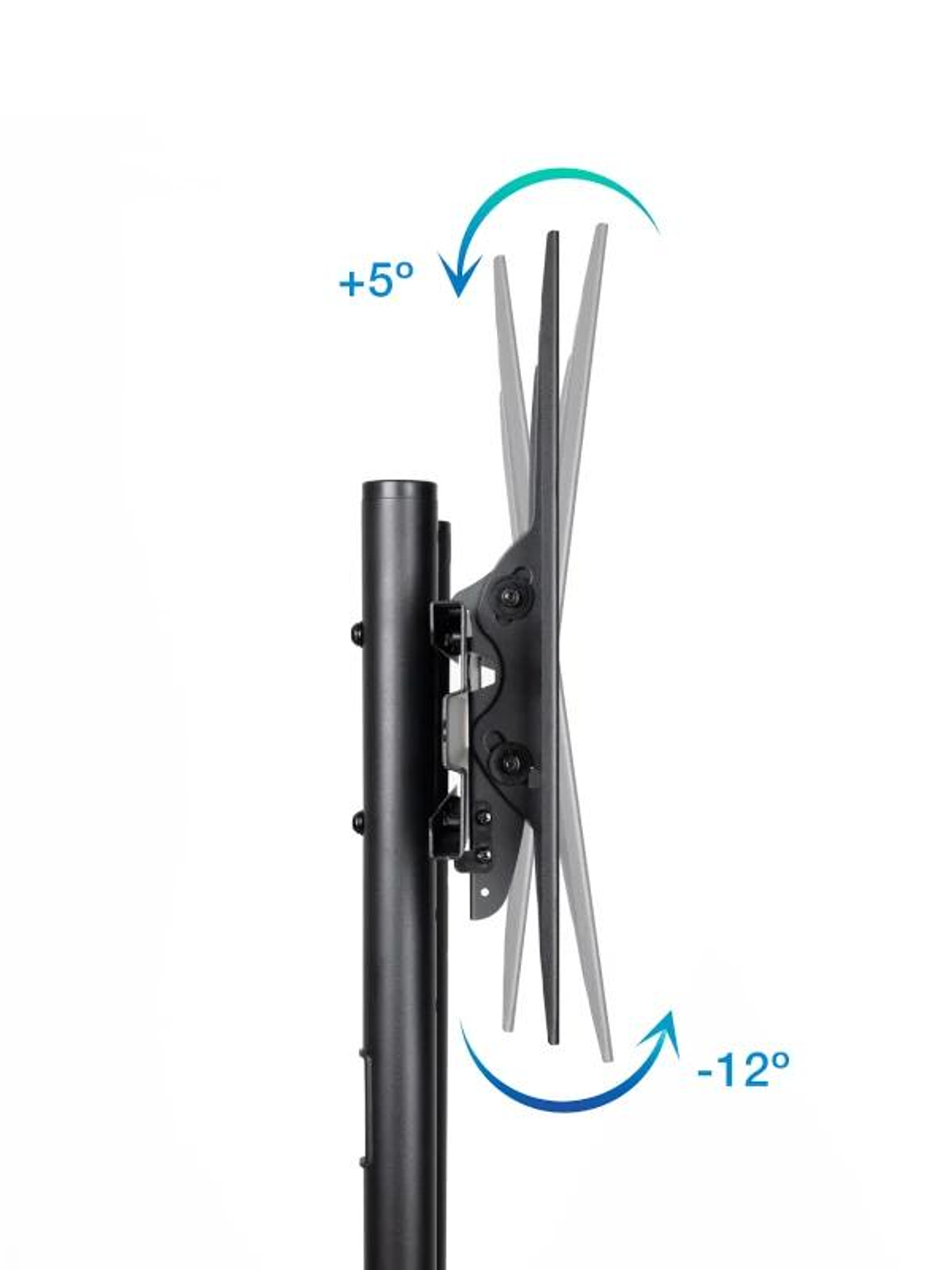 Tooq FS1170M-B Soporte suelo ruedas Ramsés 37