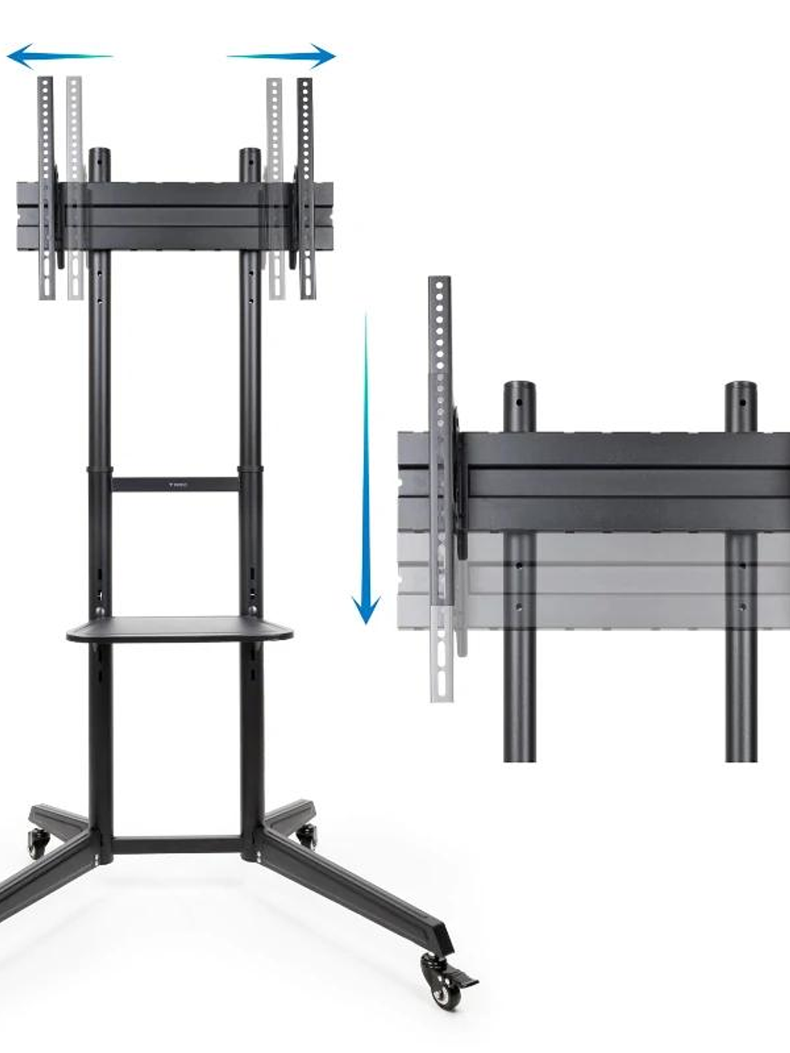 Tooq FS1170M-B Soporte suelo ruedas Ramsés 37