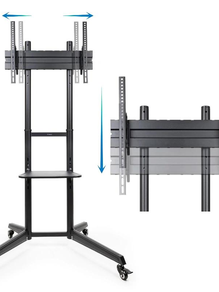 Tooq FS1170M-B Soporte suelo ruedas Ramsés 37